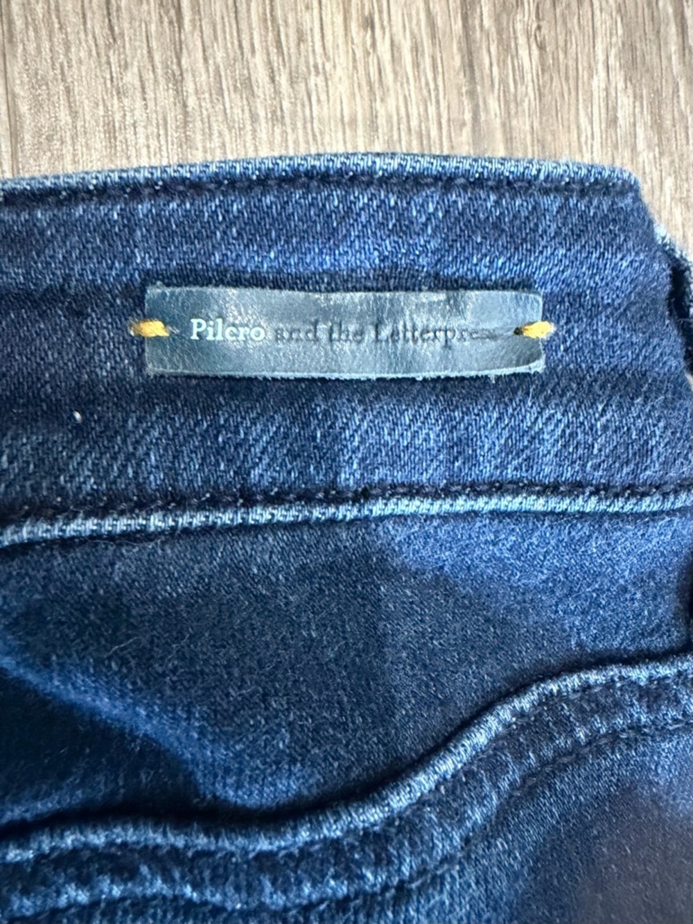 Anthropologie Pilcro and the Letterpress Dark Blue Skinny Jeans - Picture 4 of 8